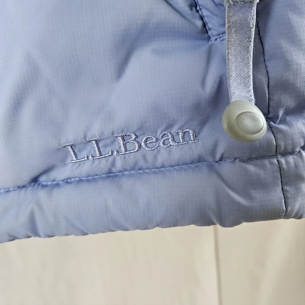 L.L. Bean Periwinkle Blue Puffer Jacket - Picture 4 of 5